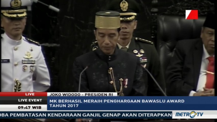 Presiden Laporkan Kinerja Lembaga Negara