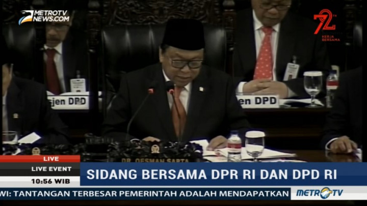 Ketua DPD: Teguhkan Kembali Nilai Gotong Royong Lewat Pancasila