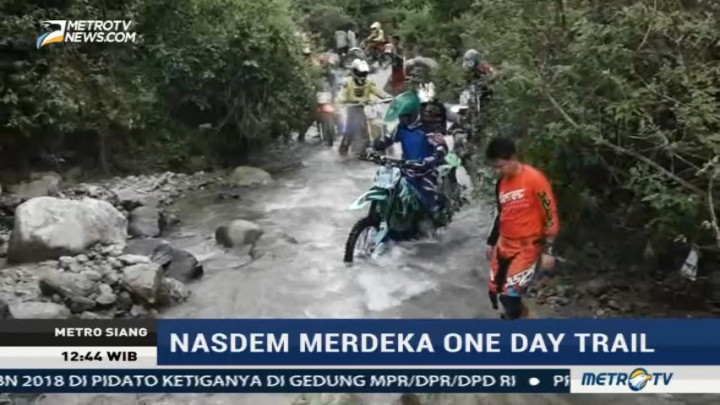 Ribuan Pemotor Trail Ikuti NasDem Merdeka One Day Trail