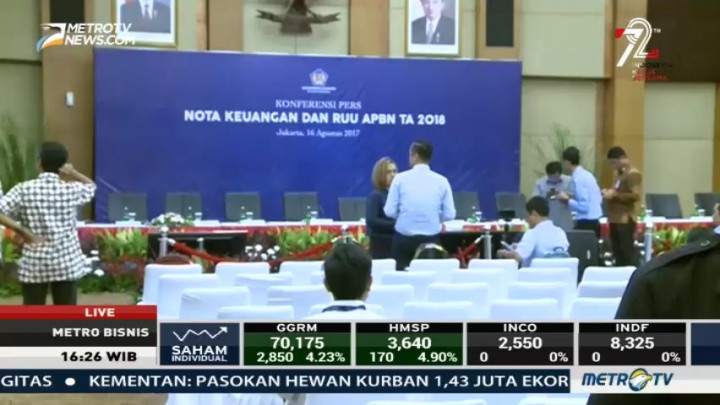 Pemerintah Gelar Konferensi Pers Nota Keuangan dan RUU APBN 2018