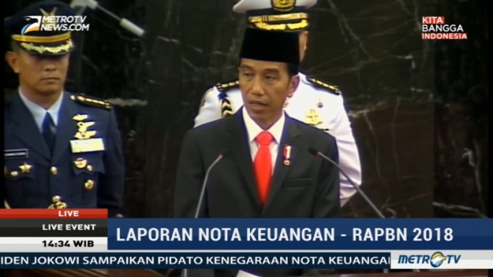 Jokowi: APBN Jadi Instrumen Menekan Ketimpangan dan Pemerataan Ekonomi Indonesia