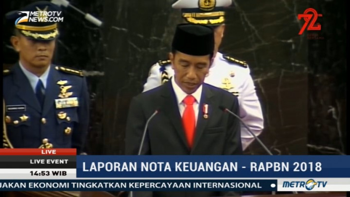 Jokowi: Indikator Ekonomi Makro 2018 Jadi Dasar Penyusunan RAPBN