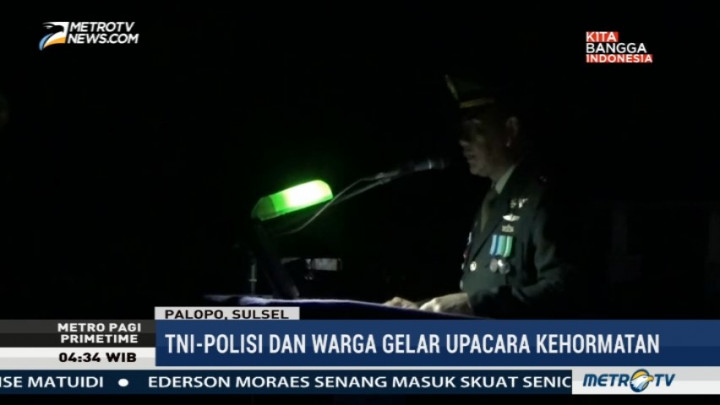 TNI-Polisi Gelar Renungan Suci di TMP Palopo