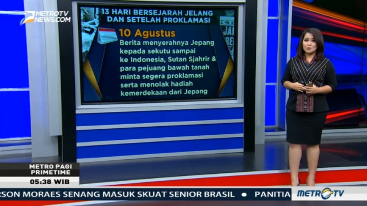 13 Hari Bersejarah Jelang dan Setelah Proklamasi