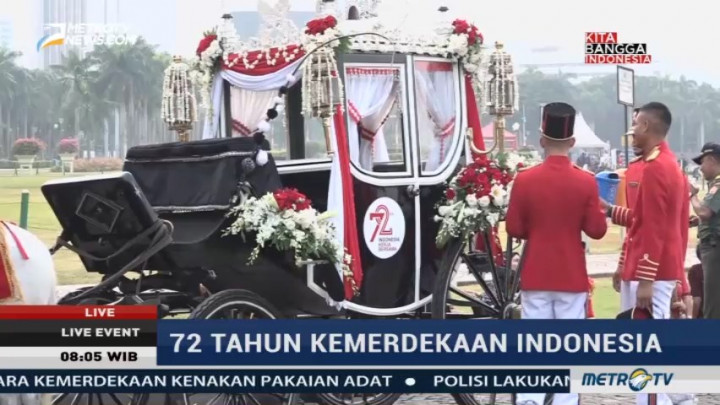 Duplikat Bendera Pusaka akan Diarak dengan Kereta Ki Jaga Raksa