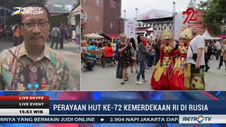 Beragam Hiburan Warnai Perayaan HUT RI di Rusia