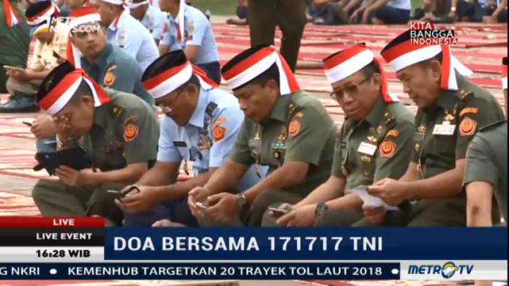 Memperingati HUT RI, TNI Gelar Doa Bersama 171717