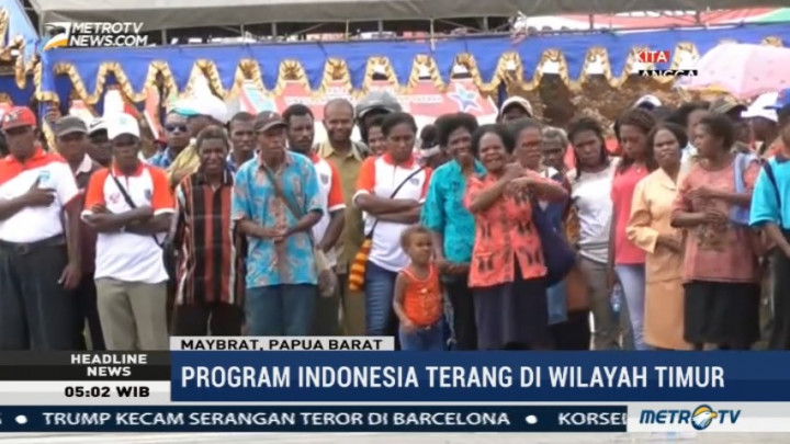 Kini Warga Maybrat Bisa Nikmati Listrik 24 Jam