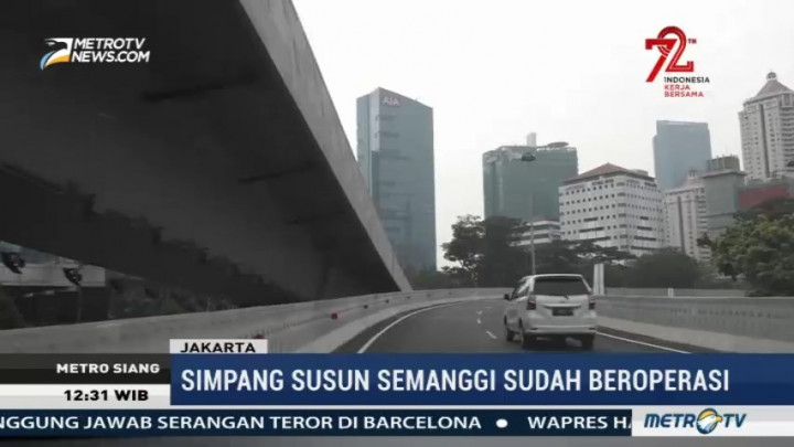 Simpang Susun Semanggi Mulai Beroperasi