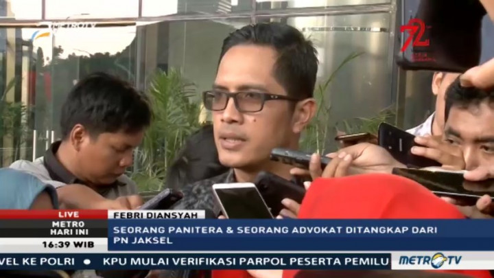 Panitera Pengganti PN Jaksel yang Terjaring OTT Tiba di KPK