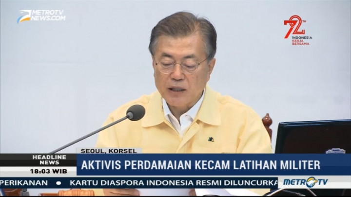 Aktivis Perdamaian Kecam Latihan Militer AS-Korsel