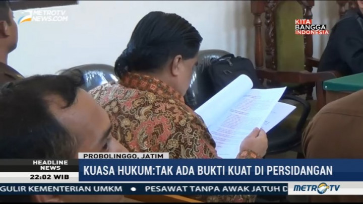 Bacakan Pledoi, Dimas Kanjeng Minta Dibebaskan