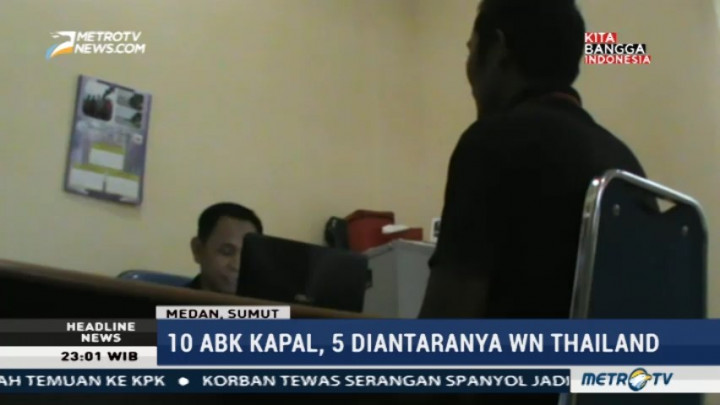 Sepuluh ABK Kapal Berbendera Malaysia Ditahan