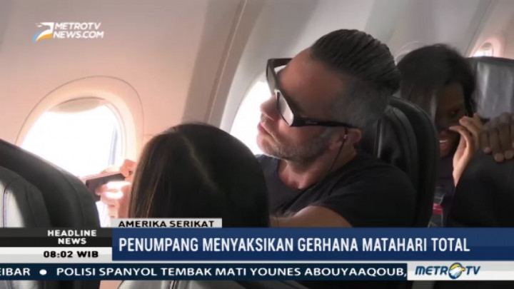 Ratusan Orang Sewa Pesawat Demi Saksikan Gerhana Matahari Total