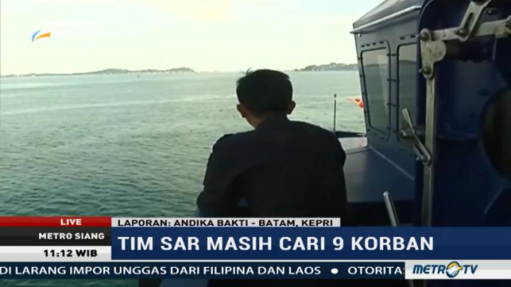 Sisir Perairan Nongsa, Pencarian 9 Awak Kapal AS Masih Nihil