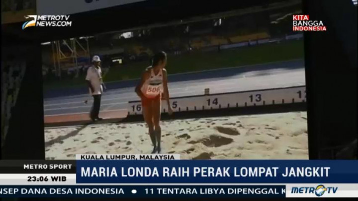 Maria Londa Sumbang Perak dari Lompat Jangkit