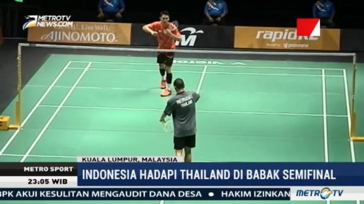 Taklukkan Thailand, Tim Bulutangkis Putra Indonesia Tantang Malaysia di Final