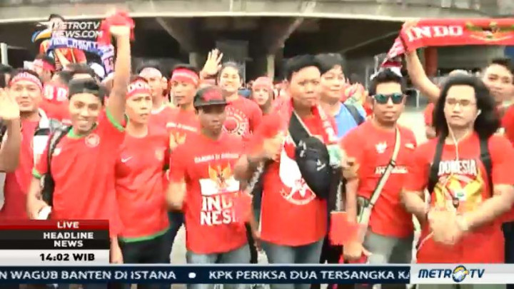 Suasana Jelang Timnas Indonesia vs Kamboja