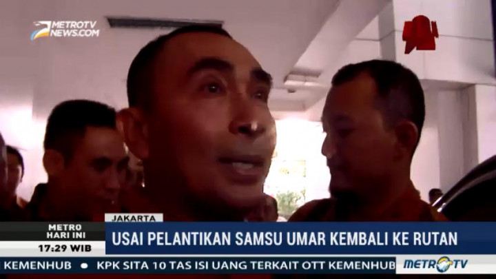 Usai Dilantik, Samsu Umar Kembali ke Rutan Guntur