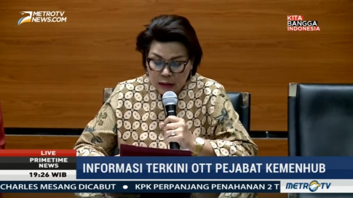 KPK Beberkan Kronologis OTT Dirjen Hubla