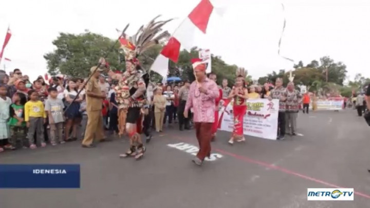 Kemeriahan Karnaval Budaya Kalimantan Tengah