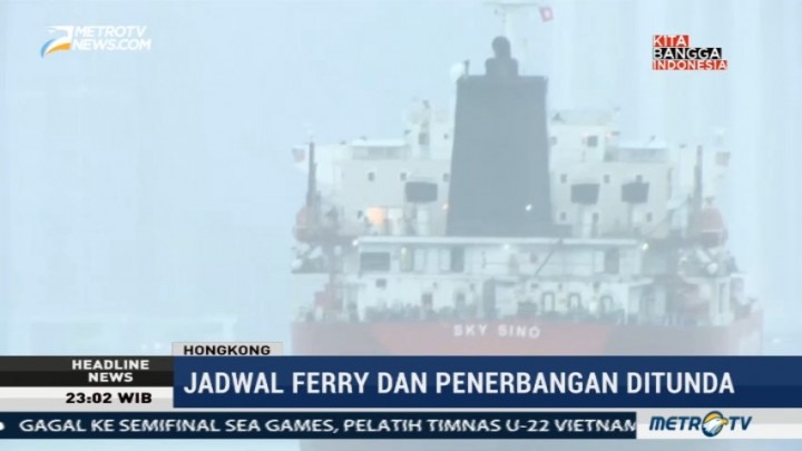 Topan Hato Terjang Tiongkok, Status Bencana Ditingkatkan ke Level 10