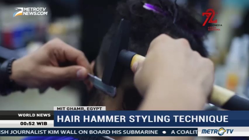 Hair Hammer Styling Technique