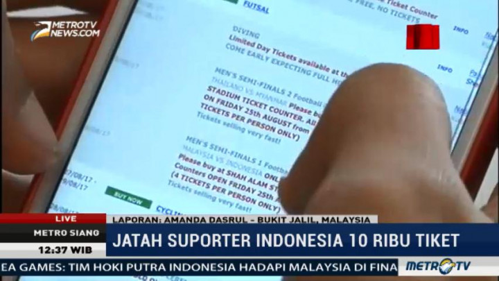 Panitia SEA Games Sediakan 10 Ribu Tiket Laga Semifinal untuk Suporter Indonesia