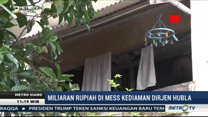 Di Mess Kumuh Ini Uang Miliaran Rupiah Hasil Suap Dirjen Hubla Disimpan