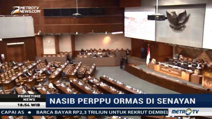 Nasib Perppu Ormas di Senayan
