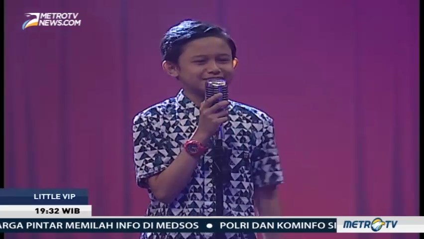 Kenalan dengan Komika Cilik Bersuara Merdu, Adhytia Navis