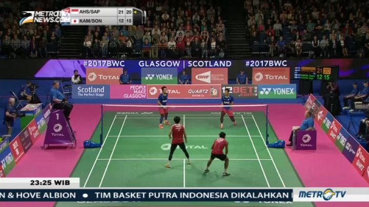 Dua Wakil Indonesia Lolos ke Final Kejuaraan Dunia Bulu Tangkis 2017