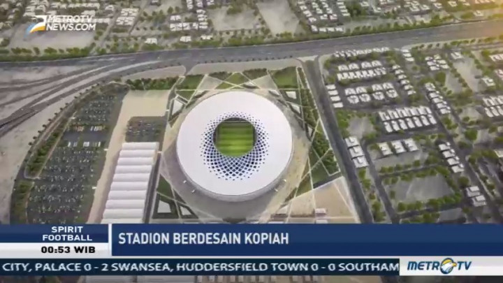 Qatar Bangun Stadion Berdesain Kopiah