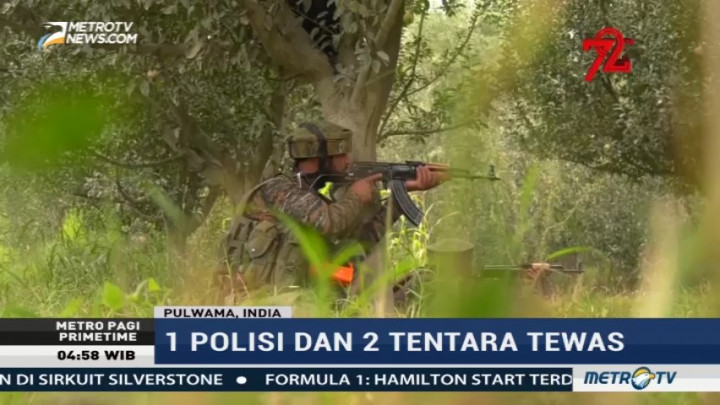 Pasukan Pemberontak Serang Markas Polisi India, Tiga Petugas Tewas