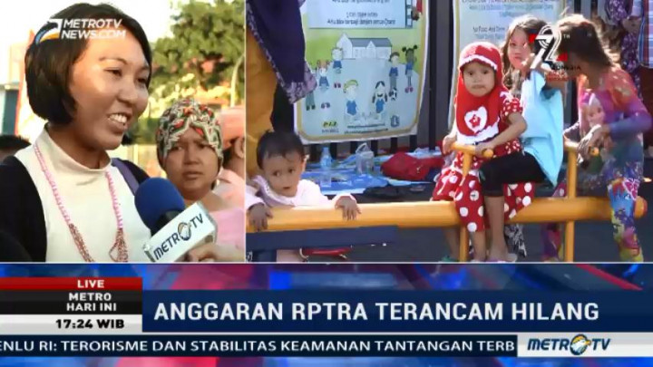 Anggaran RPTRA Terancam Hilang, Ini Kata Warga DKI
