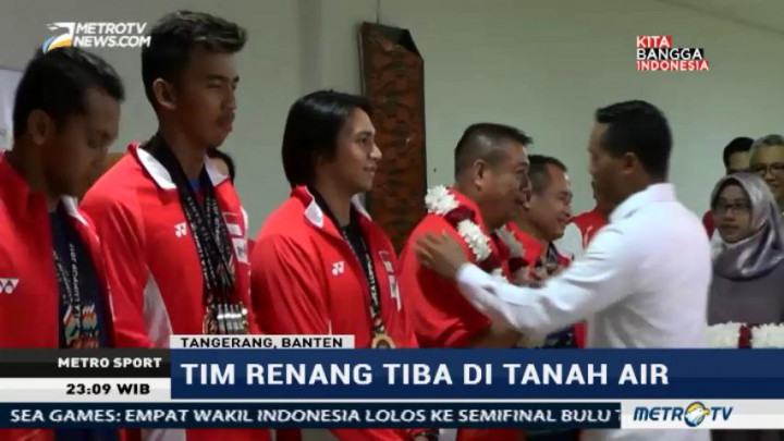 Timnas Renang dan Bowling Indonesia Tiba di Tanah Air