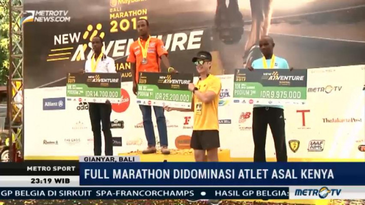 Pelari Kenya Mendominasi Maybank Bali Marathon 2017