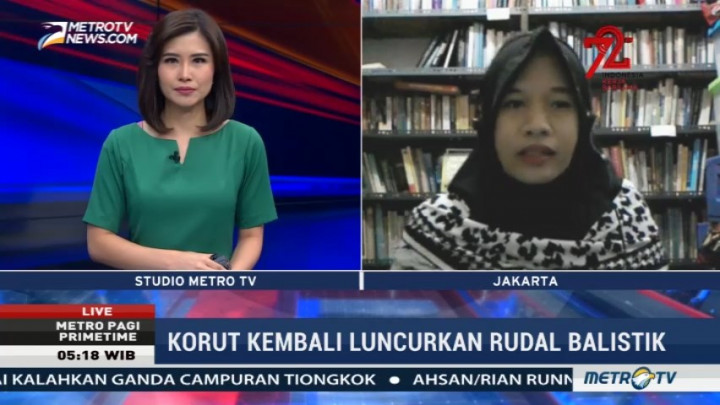 Peluncuran Rudal Korut Bentuk Respons Latihan Militer Korsel-AS