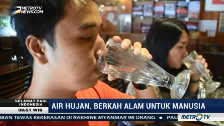 Restoran di Semarang Suguhkan Minuman dari Olahan Air Hujan