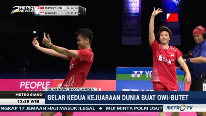 Owi/Butet Raih Gelar Juara Dunia Kedua