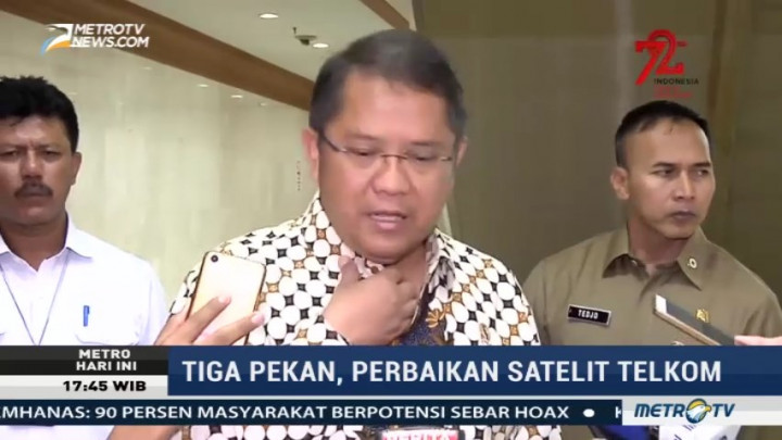 Satelit Telkom Gangguan, Menkominfo Minta Telkom Punya Rencana Cadangan