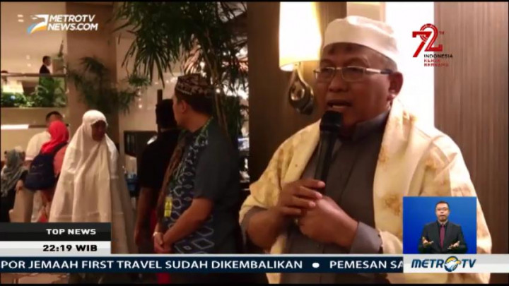 Jelang Wukuf, Pembimbing Haji Gelar Tausiyah di Hotel