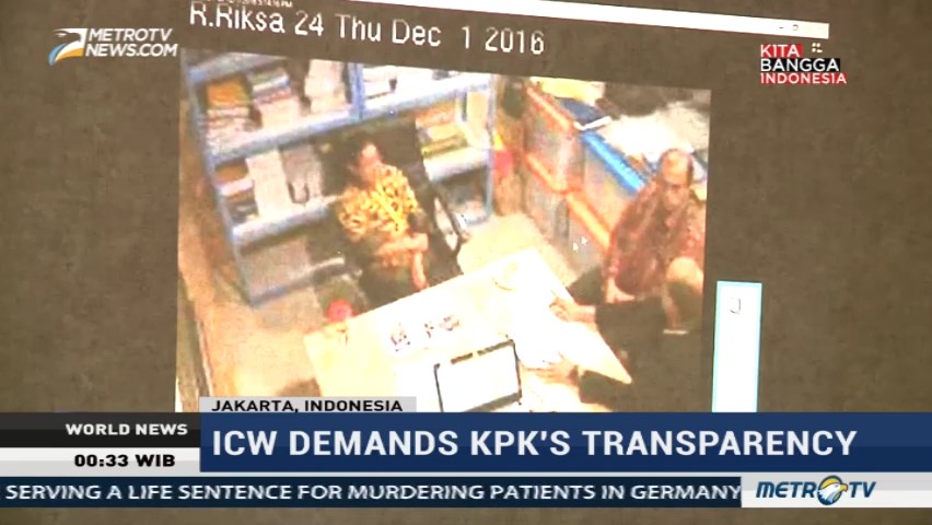ICW Demands KPK's Transparency