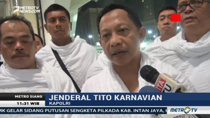 Kapolri Doakan Bangsa Indonesia di Tanah Suci