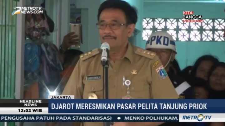Djarot Resmikan Pasar Pelita Tanjung Priok