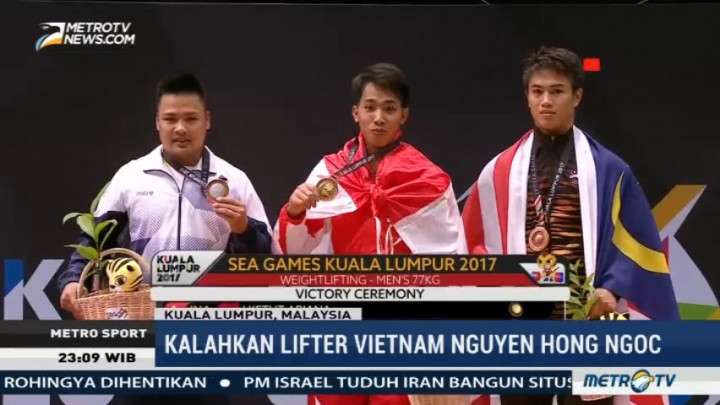 Indonesia Tambah Medali Emas dari Cabang Angkat Besi