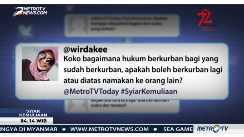 Syiar Kemuliaan: Hakikat Berkurban (2)
