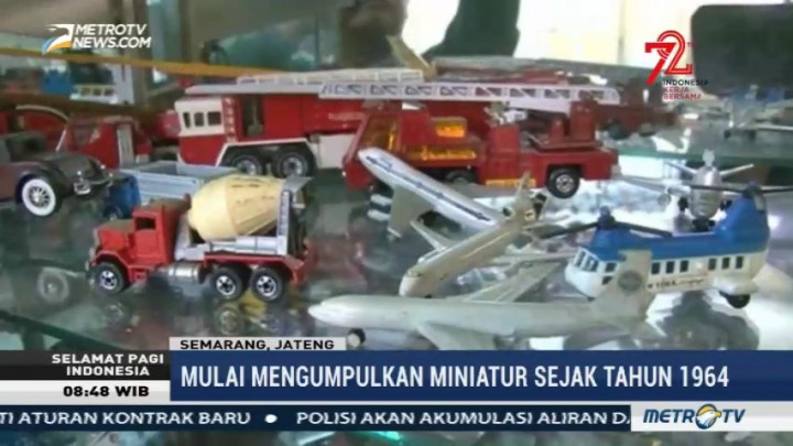 Kolektor Miniatur Alat Transportasi asal Semarang