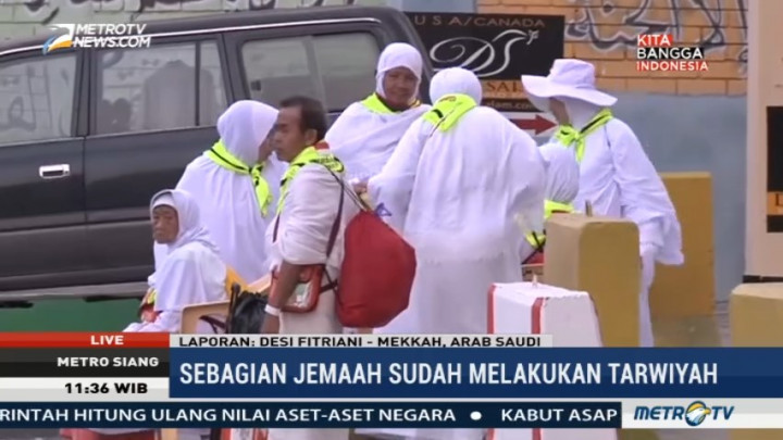 Jemaah Haji Indonesia Berangkat ke Arafah Hari Ini