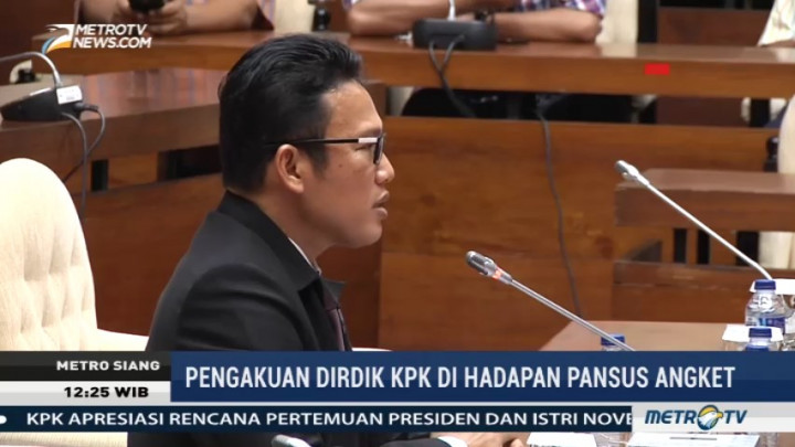 Pengakuan Direktur Penyidikan KPK di Hadapan Pansus KPK